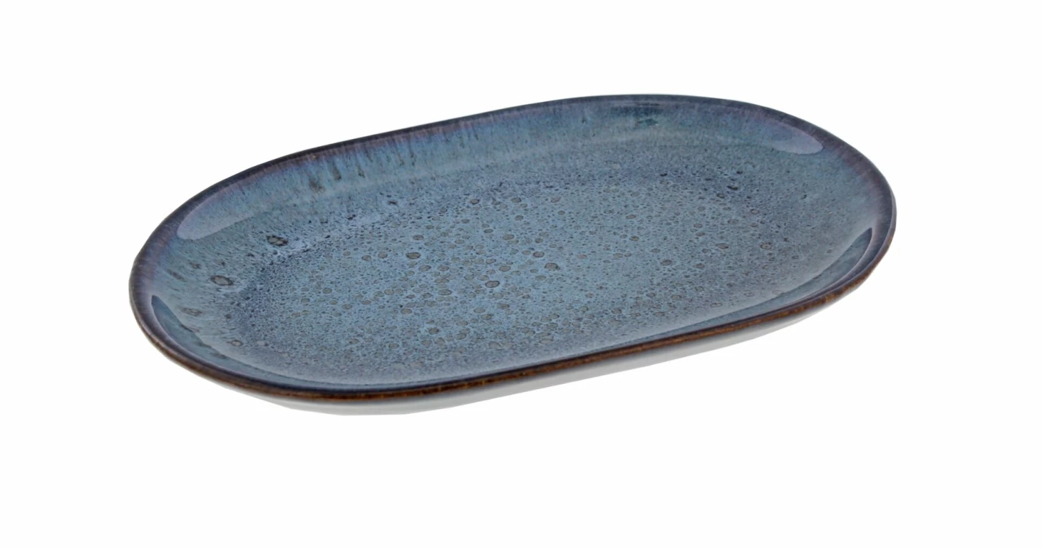Oldenhof 1821 Ovale Serveerschaal ø 16 X 23 Cm Aardewerk Indigo Spickel Blauw 1 Oldenhof 1821 Ovale Serveerschaal ø 16 X 23 Cm Aardewerk Indigo Spickel Blauw