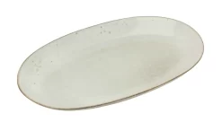 Broste Copenhagen Nordic Sand Schaal 30 X 17 Cm Aardewerk Wit