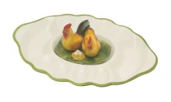 Oldenhof Schaal Voor 8 Eieren En 2 Salades 35 Cm Aardewerk