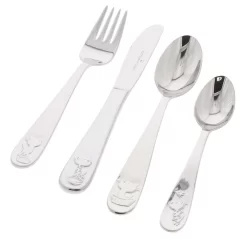 Van Kempen & Begeer Pim & Pom Kinderbestek Rvs 4-delig