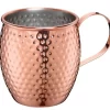 Cilio Moscow Mule Beker 500 Ml Gehamerd Rvs Koperkleurig