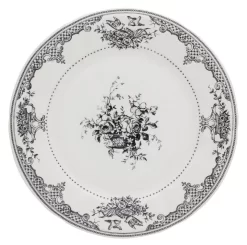 Gien Fleurs Dinerbord ø 27,5 Cm Keramiek Crème