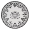 Gien Blason Dinerbord ø 27,5 Cm Keramiek Crème