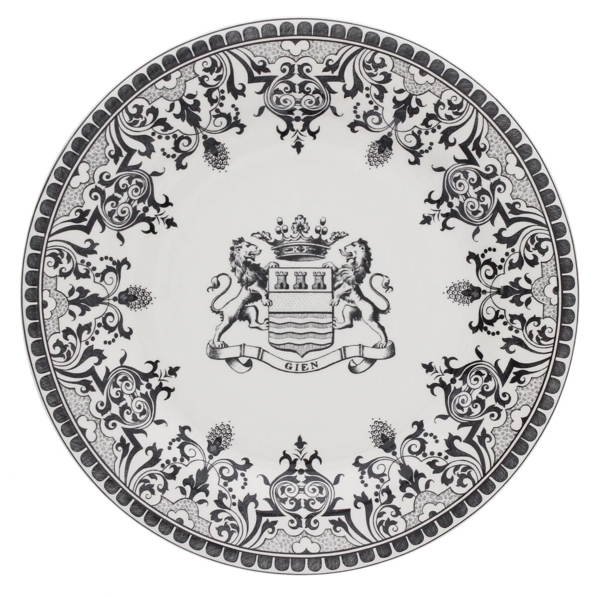 Gien Blason Dinerbord ø 27,5 Cm Keramiek Crème 1 Gien Blason Dinerbord ø 27,5 Cm Keramiek Crème