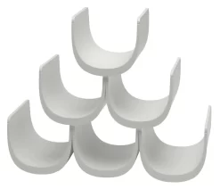 Alessi Noè Wijnrek 6 Flessen Kunststof Wit