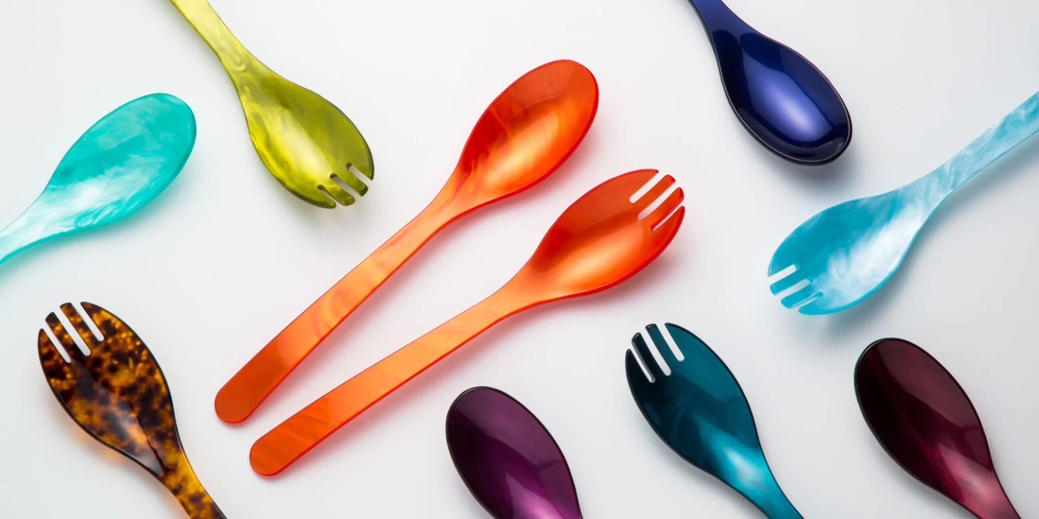 G. F. Heim Söhne Saladecouvert 29,5 Cm Kunststof Schildpad 2 G. F. Heim Söhne Saladecouvert 29,5 Cm Kunststof Schildpad - Afbeelding 2