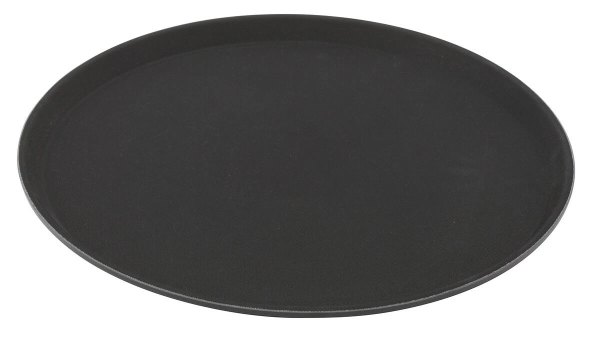 Inoxibar Dienblad ø 40 Cm Glasvezel Zwart 1 Inoxibar Dienblad ø 40 Cm Glasvezel Zwart