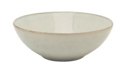 Broste Copenhagen Nordic Sand Schaal ø 17 X 6 Cm Aardewerk Wit