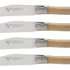 Laguiole En Aubrac Shepherd's Cross Steakmes 11,5 Cm Eikenhout 4 Stuks
