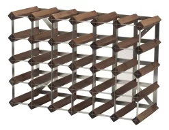Traditional Wine Rack Co. Wijnrek 61 X 42 Cm Eik Donker