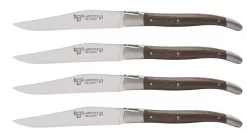 Laguiole En Aubrac Shepherd's Cross Steakmes 11,5 Cm Wengéhout 4 Stuks