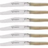 Laguiole En Aubrac Shepherd's Cross Steakmes 11,5 Cm Hoorn 6 Stuks