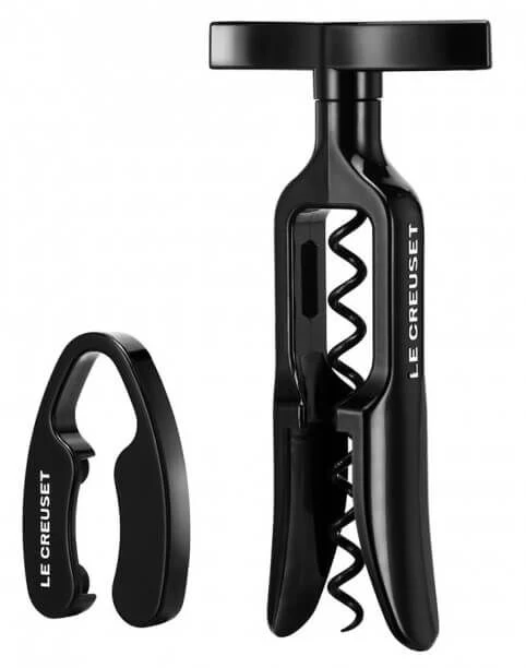 Le Creuset Screwpull GS-100 Kurkentrekker Met Capsulesnijder Zwart 1 Le Creuset Screwpull GS-100 Kurkentrekker Met Capsulesnijder Zwart
