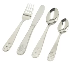 Van Kempen & Begeer Junior Bestek Rupsje Nooitgenoeg Rvs 4-delig