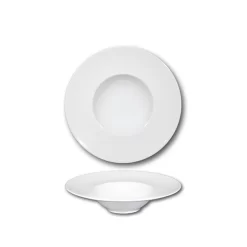 Oldenhof Napoli Diep Bord ø 27,5 Cm Porselein Wit