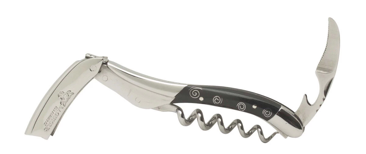 Laguiole En Aubrac Kelnersmes 12 Cm Zwart 1 Laguiole En Aubrac Kelnersmes 12 Cm Zwart