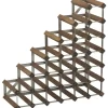 Traditional Wine Rack Co. Pyramide Wijnrek 61,2 Cm Grenen Donker