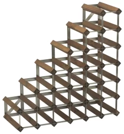 Traditional Wine Rack Co. Pyramide Wijnrek 61,2 Cm Grenen Donker
