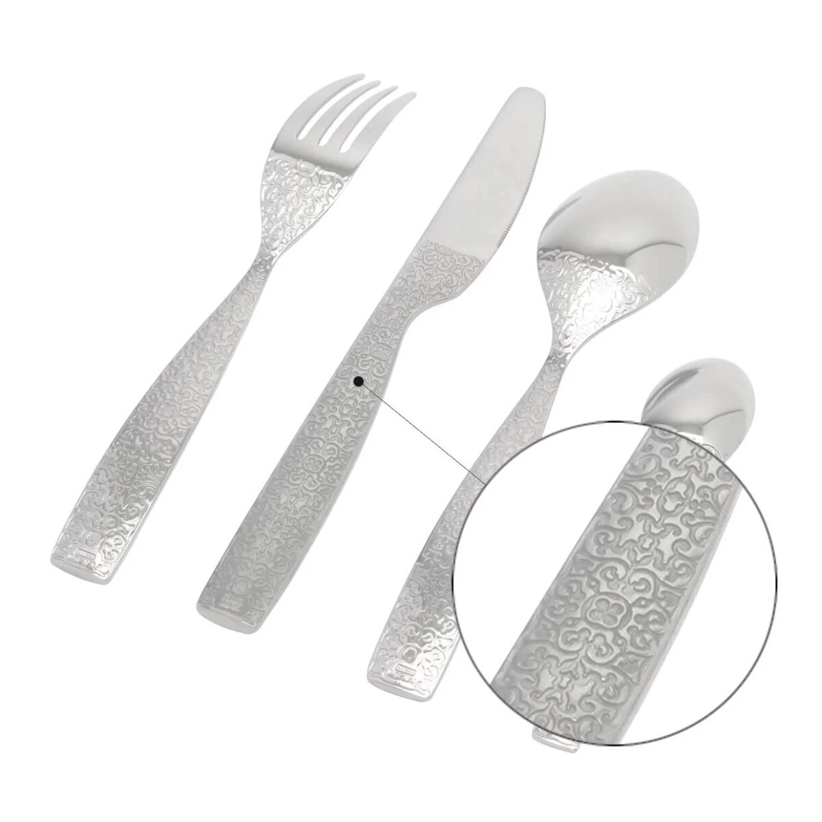 Alessi Dressed Bestekcassette 6-persoons Rvs Glans 24-delig 2 Alessi Dressed Bestekcassette 6-persoons Rvs Glans 24-delig - Afbeelding 2