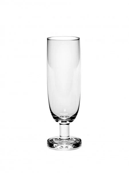 Serax Passe-Partout Flûte Op Lage Dikke Voet 200 Ml ø 5,8 Cm H 17 Cm Glas 1 Serax Passe-Partout Flûte Op Lage Dikke Voet 200 Ml ø 5,8 Cm H 17 Cm Glas