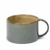 Serax Terres De Rêves Koffiekop Stone Ware ø 8 Cm H 5,1 Cm - Misty Grey/smokey Blue