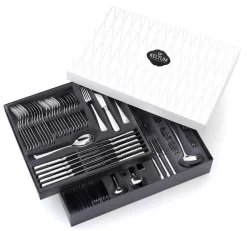 Keltum Bries Bestekcassette Monoblock 6-persoons Rvs 40-delig Najaar 2019 -Beroemde Servies Winkel bries 6 pers 40 dln doos