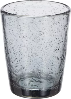 Broste Copenhagen Bubble Tumbler 250 Ml Glas Grijs