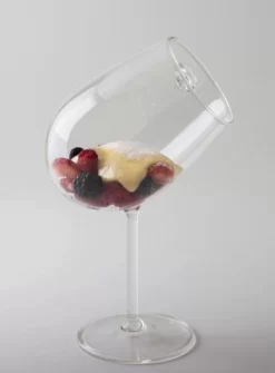 100% Chef Chardonnay Scheef Wijnglas Met Oor 325 Ml Glas