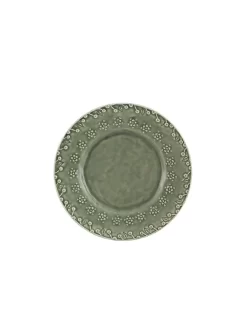 Bordallo Flora Dessertbord ø 23 Cm Aardewerk Groen
