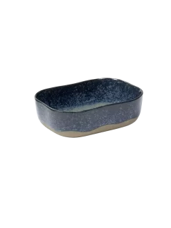 Serax Merci Schaal Rechthoekig No 6 M Zandsteen 14,5 X 10,5 X 4,5 Cm Grijsblauw