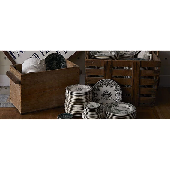 Gien Blason Dinerbord ø 27,5 Cm Keramiek Crème 2 Gien Blason Dinerbord ø 27,5 Cm Keramiek Crème - Afbeelding 2