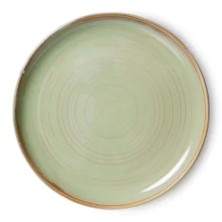 HK Living Chef Ceramics ACE7147 Dinerbord ø 26 Cm Aardewerk Moss Green