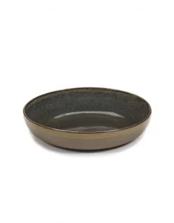 Serax Surface By Sergio Herman Serveerschaal S ø 27 Cm H 5 Cm Aardewerk Indi Grey