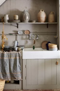 HK Living ACE7032 Gradient Kom ø 13 Cm Aardewerk Crèmekleurig 4 Stuks -Beroemde Servies Winkel lr pi18 01 2