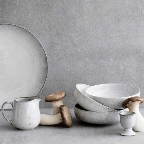 Broste Copenhagen Nordic Sand Schaal ø 17 X 6 Cm Aardewerk Wit 2 Broste Copenhagen Nordic Sand Schaal ø 17 X 6 Cm Aardewerk Wit - Afbeelding 2