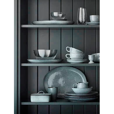 Broste Copenhagen Nordic Sea Schaal 36,5 X 13 Cm Aardewerk Blauw 2 Broste Copenhagen Nordic Sea Schaal 36,5 X 13 Cm Aardewerk Blauw - Afbeelding 2