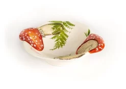 Oldenhof Diepe Schaal Paddenstoel Rood/wit