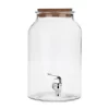 Point-Virgule Drankendispenser 5,6 Liter Met Kurkdop Transparant