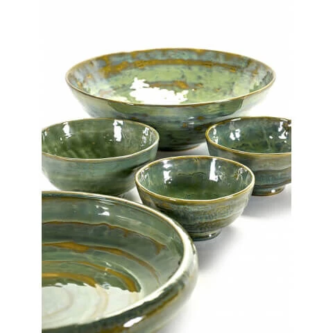 Serax Pure Taboulet Schaal ø 31 Cm Keramiek Groen 2 Serax Pure Taboulet Schaal ø 31 Cm Keramiek Groen - Afbeelding 2