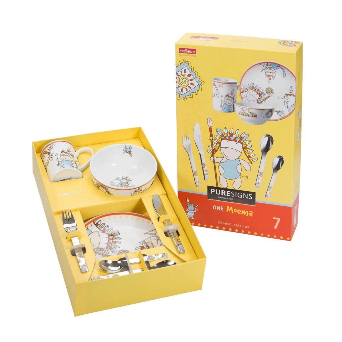 Puresigns Moema Kinderserviesset 7-delig 2 Puresigns Moema Kinderserviesset 7-delig - Afbeelding 2