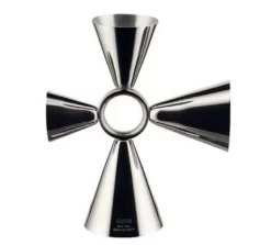 Alessi GIA28 The Tending Box Quadri Combo Jigger 14,4 Cm Rvs