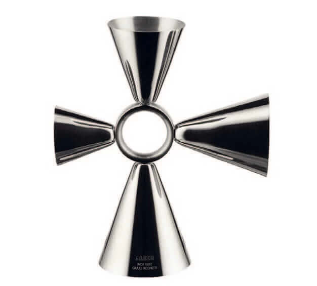 Alessi GIA28 The Tending Box Quadri Combo Jigger 14,4 Cm Rvs 1 Alessi GIA28 The Tending Box Quadri Combo Jigger 14,4 Cm Rvs