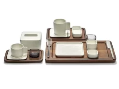 Serax HEII Marcel Wolterinck Bord Vierkant 28 X 28 Cm Porselein Wit -Beroemde Servies Winkel serax2 1 5