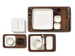 Serax HEII Marcel Wolterinck Bord Vierkant 28 X 28 Cm Porselein Wit -Beroemde Servies Winkel serax 1 5