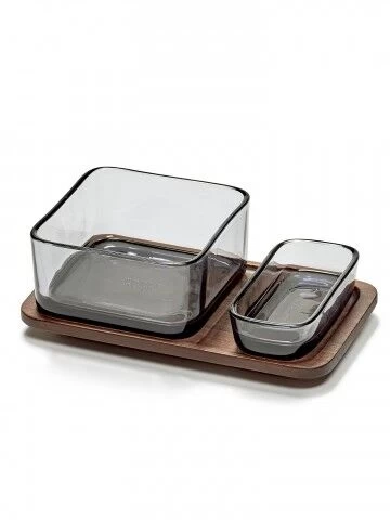 Serax HEII Marcel Wolterinck Dienblad 25 X 16 Cm H 2 Cm Hout Donkerbruin 4 Serax HEII Marcel Wolterinck Dienblad 25 X 16 Cm H 2 Cm Hout Donkerbruin - Afbeelding 4