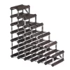 Traditional Wine Rack Co. Wijnrek Voor Onder De Trap 61,2 X 22,8 Cm Verbrande Eik Bruin