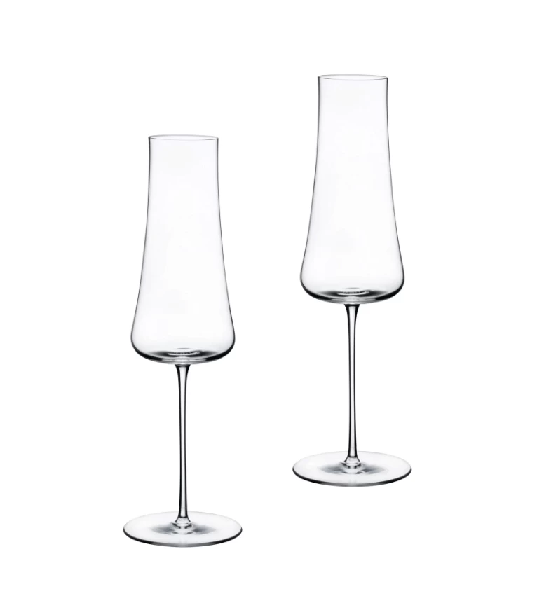 Nude Stem Zero Volcano Champagneglas 300 Ml 2 Stuks 1 Nude Stem Zero Volcano Champagneglas 300 Ml 2 Stuks