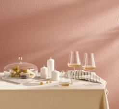 Nude Stem Zero Volcano Witte Wijnglas 700 Ml Kristalglas -Beroemde Servies Winkel volcano wit 3