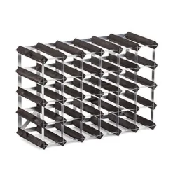 Traditional Wine Rack Co. Wijnrek Voor 30 Flessen 61,2 X 42 Cm Verbrande Eik Bruin