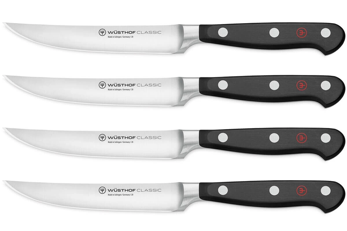 Wüsthof Classic Steakmessenset 12 Cm 4 Stuks 1 Wüsthof Classic Steakmessenset 12 Cm 4 Stuks